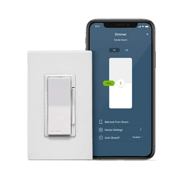 Leviton Decora Smart WiFi Dimmer Switch White