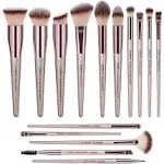 Zoreya Makeup Brushes 15 Pcs Professional Premium Synthetic Brush Set