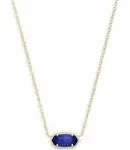 Elisa Necklace Gold Cobalt Cat's Eye