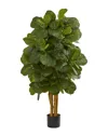 Shop Nearly Natural Fiddle Leaf Fig Artificial Tree