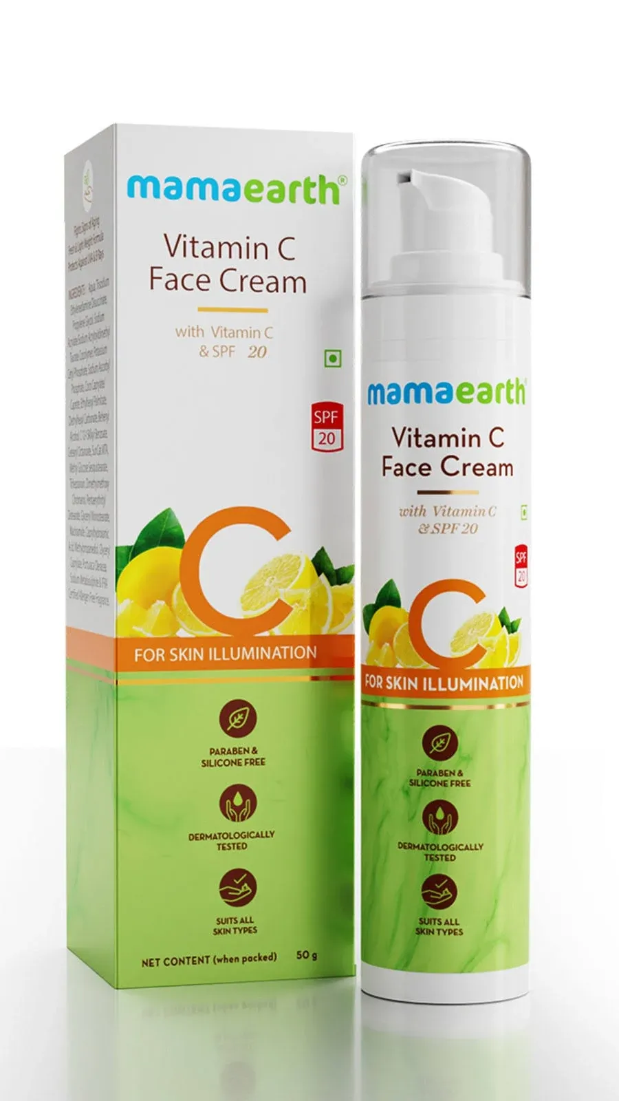 Mamaearth Vitamin C Nourishing Cold Winter Cream for Face, Body with Vitamin C, Honey for Illuminating Moisturization - 200g