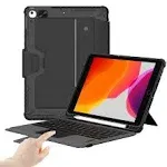 Nillkin iPad 9th Generation Case with Detachable Keyboard, 10.2&#034; - Black - NEW!