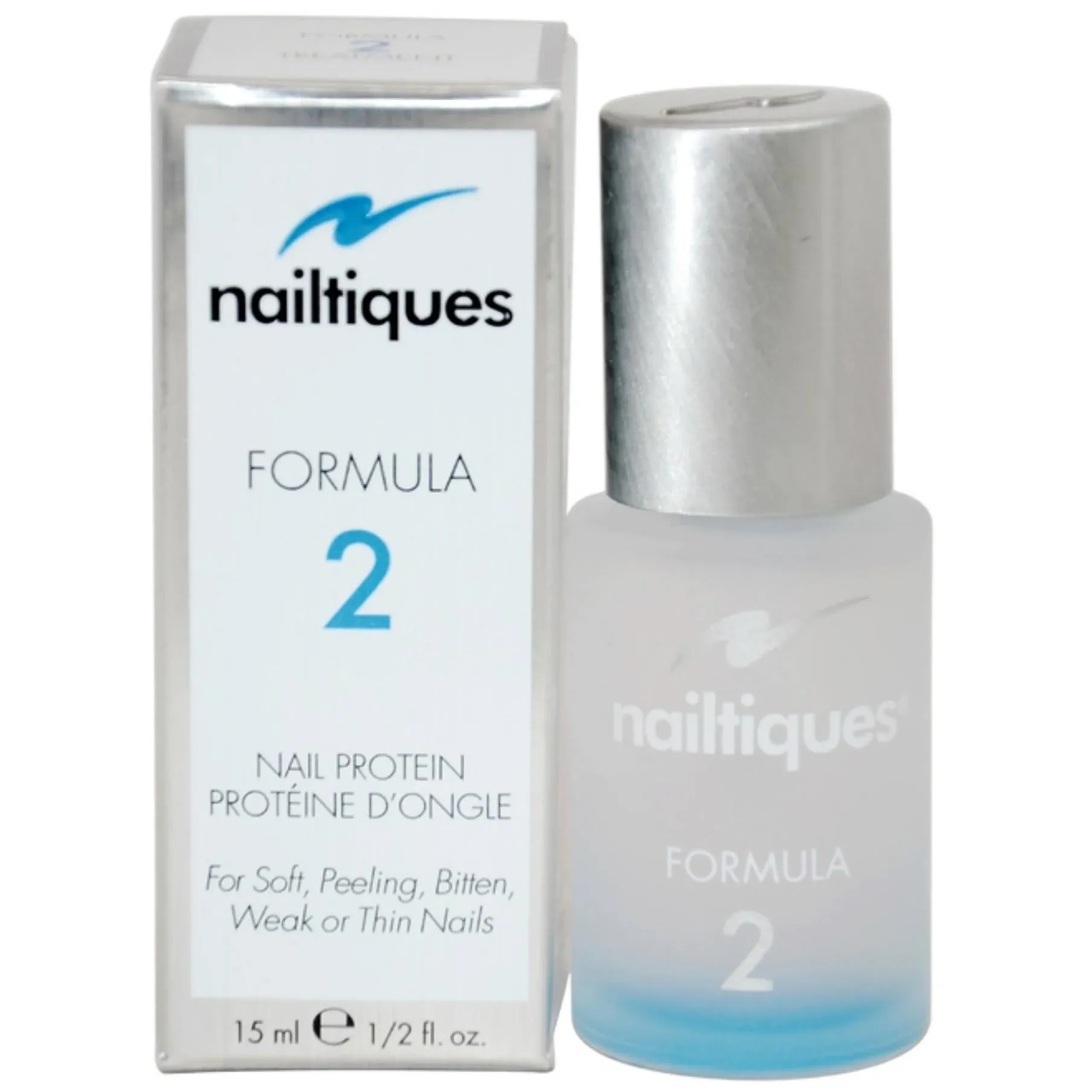 Nailtiques Nail Protein, Formula 2 - 0.5 fl oz bottle