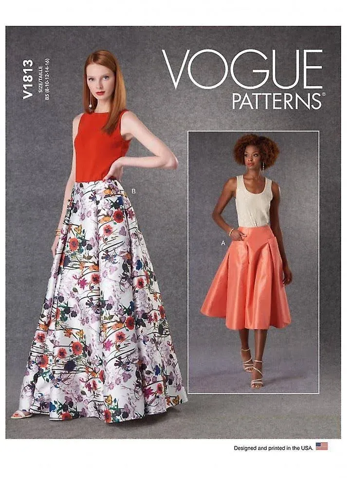 Vogue Sewing Pattern 1813 Women F5 (16-18-20-22-24)