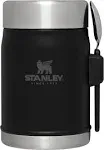 Stanley 14 oz. Classic Legendary Food Jar with Spork, Black