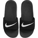 Nike Kawa Kids Slide Black White