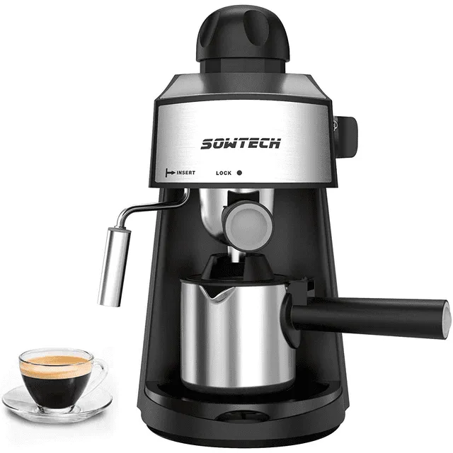 Sowtech Espresso Machine 3.5 Bar 4 Cup Maker Cappuccino