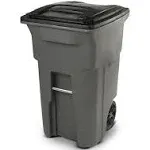 Toter Trash Can Black with Wheels & Lid