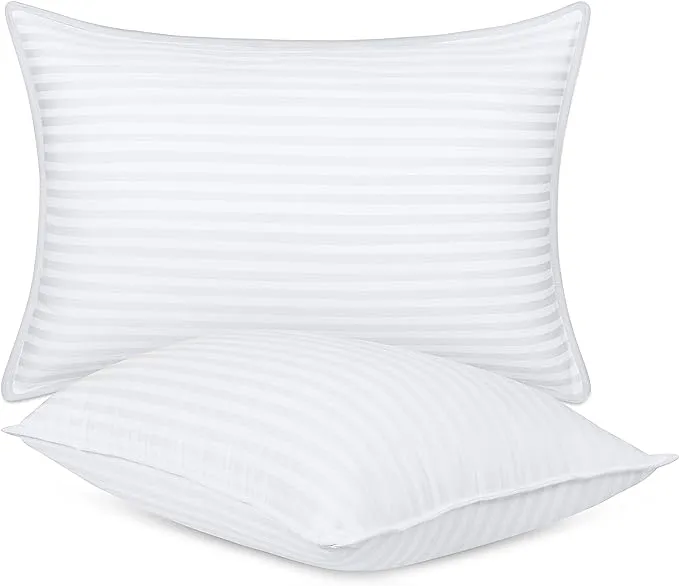 Utopia Bedding Bed Pillows for Sleeping Queen Size (White), Set of 2, Cooling Hotel Quality, for Back, Stomach or Side Sleepers