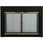 Pleasant Hearth Arrington Medium Glass Fireplace Doors