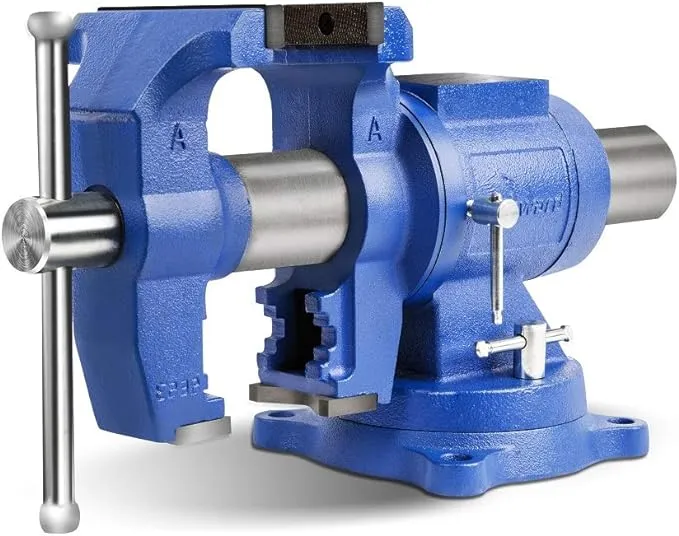 Forward Hy-dt150b-6in Heavy Duty Bench Vise 360-Degree Swivel Base and Head with Anvil (6 inch)