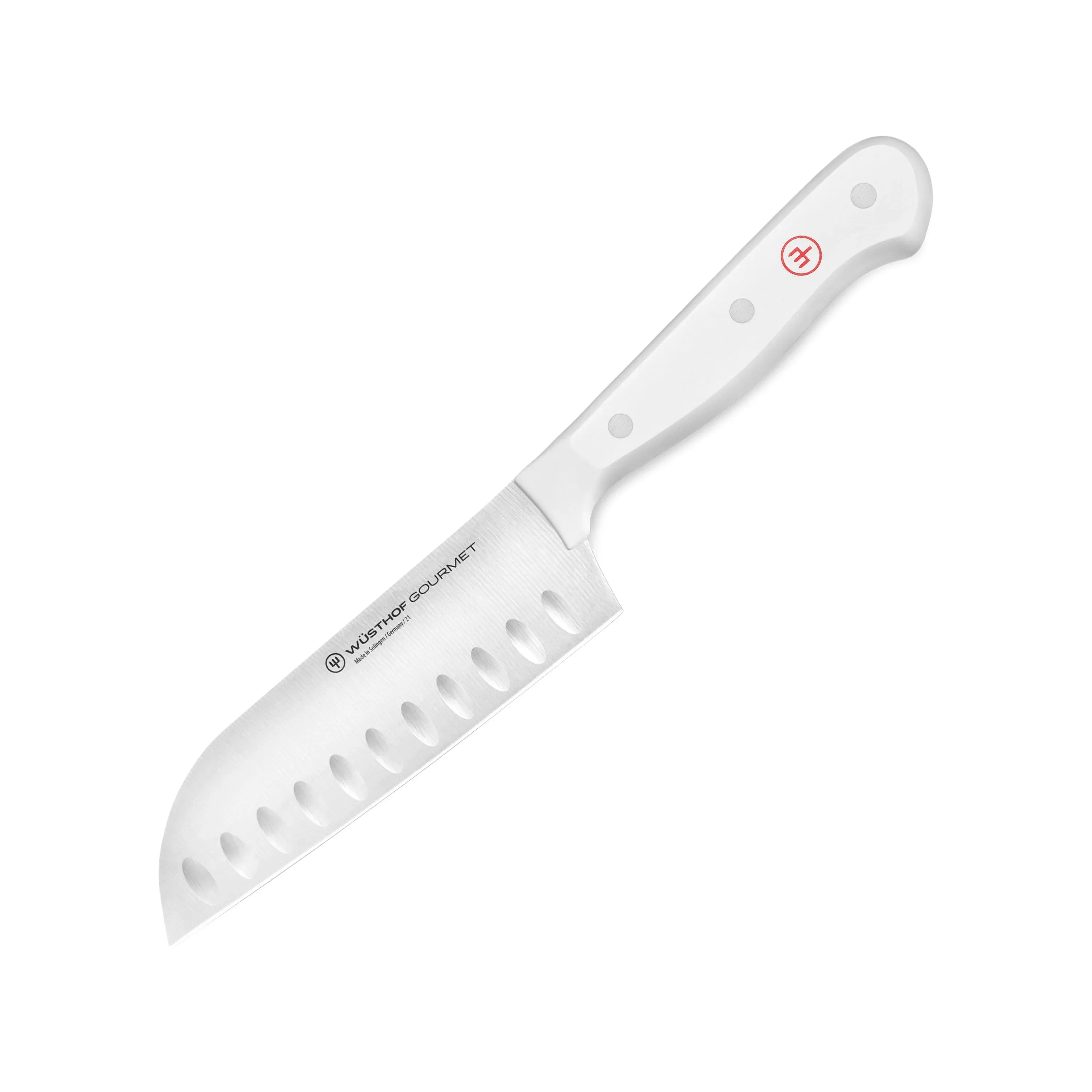 Wusthof Gourmet White 5" Hollow Edge Santoku Knife