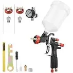 TOOLS R500 LVLP Air Spray Gun with 1.3/1.5/1.7mm Nozzles &amp; Air Regulator, A61...