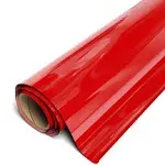 Siser EasyWeed Heat Transfer Vinyl 11.8" x 5ft Roll (Red) - - Compatible, Cricut, Silhouette and Other Craft/Professional Cutters - CPSIA Certified