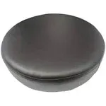 Milageto Barstool Replacement Seat Cushion, Heavy Duty Stool Seat Top, Diameter /13.4 inch, Black, Universal