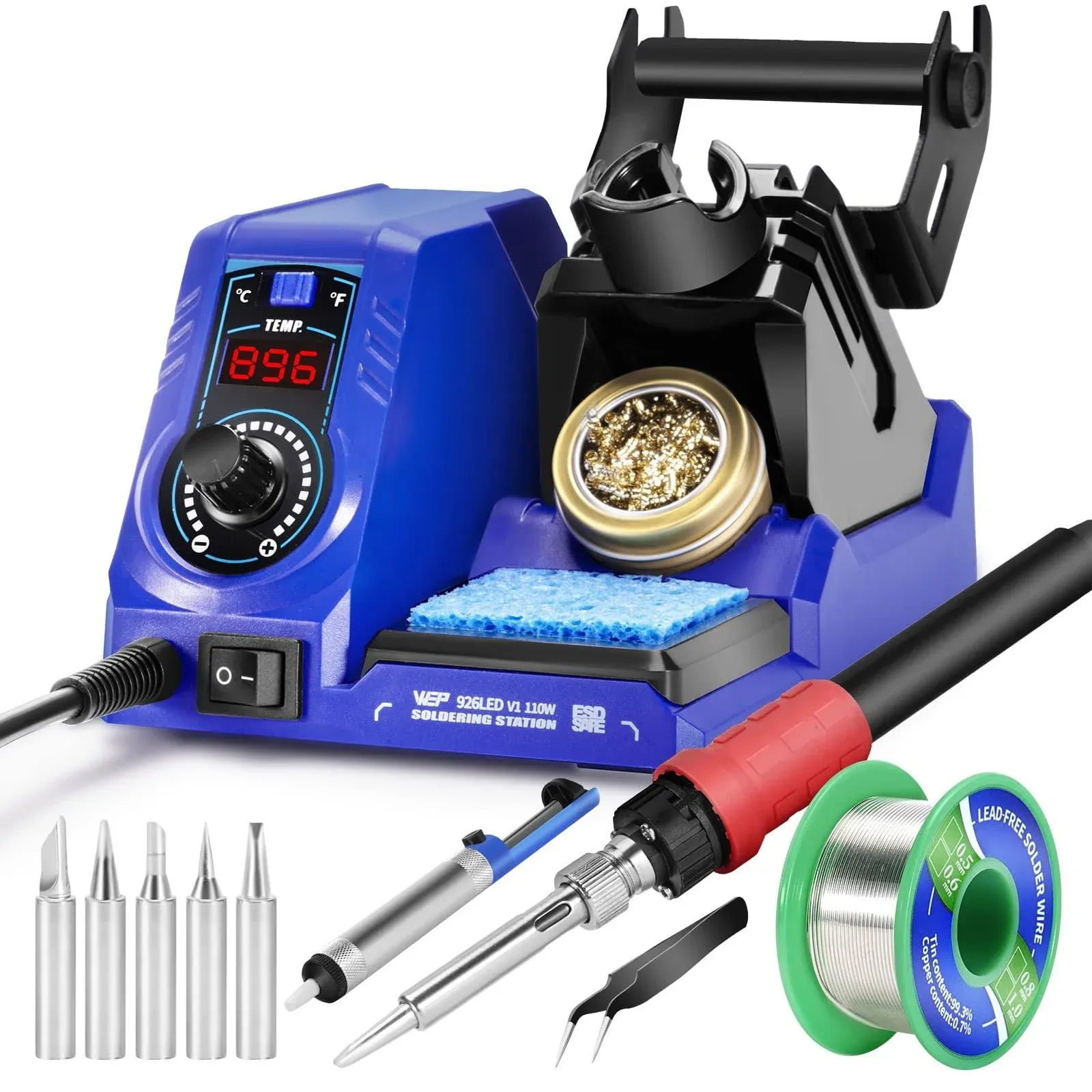 WEP 926LED V1 Soldering Iron Station Kit