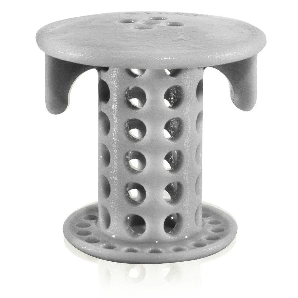 SinkShroom The Revolutionary Sink Drain Protector Hair Catcher Strainer Snare Gray