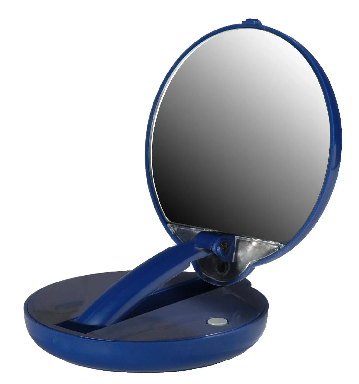 Floxite 15Xmag, Blue, Tabletop Mount, Round Glass Mirror