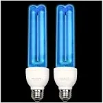 BAIMNOCM 2 Pack UVC Light Bulb Ozone Free UV Lamp 25 Watt