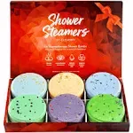 Cleverfy Red Gift Set of 6 Shower Steamers