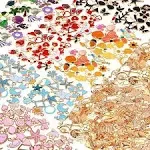 300pcs Gold-Plated Enamel Charms