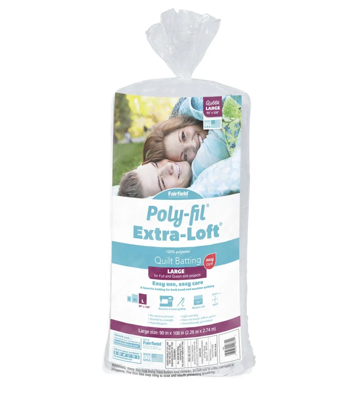 Poly-Fil Extra-Loft Polyester Batting Fairfield