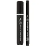 Black Fabric Markers 2 Pack Broad and Fine Tip | Water Resistant Ink No Steam or ...