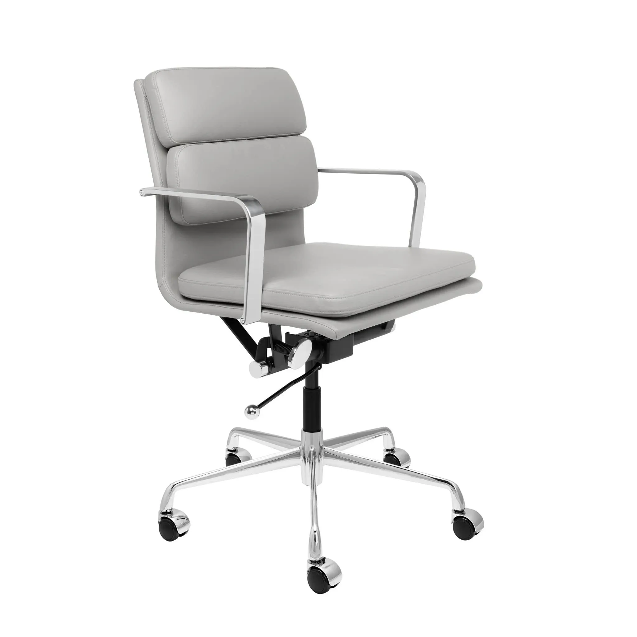 Soho II Padded Management Chair (Grey) by Laura Davidson Furniture