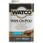 Watco 68141 1 Quart Satin Wipe On Poly