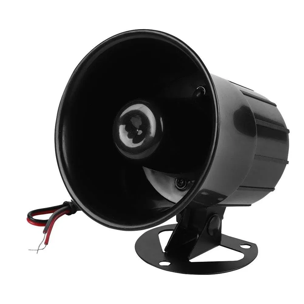 DC 12V Wired Alarm Loud Horn Siren for Home Security Protection System Indoor ...