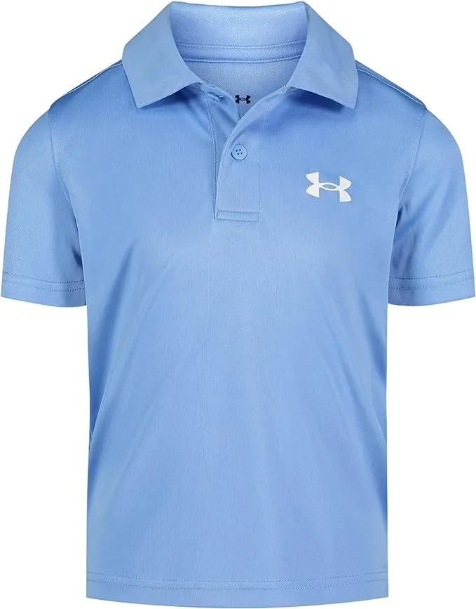 Under Armour Little Boys Matchplay Solid Polo Shirt - Carolina Blue