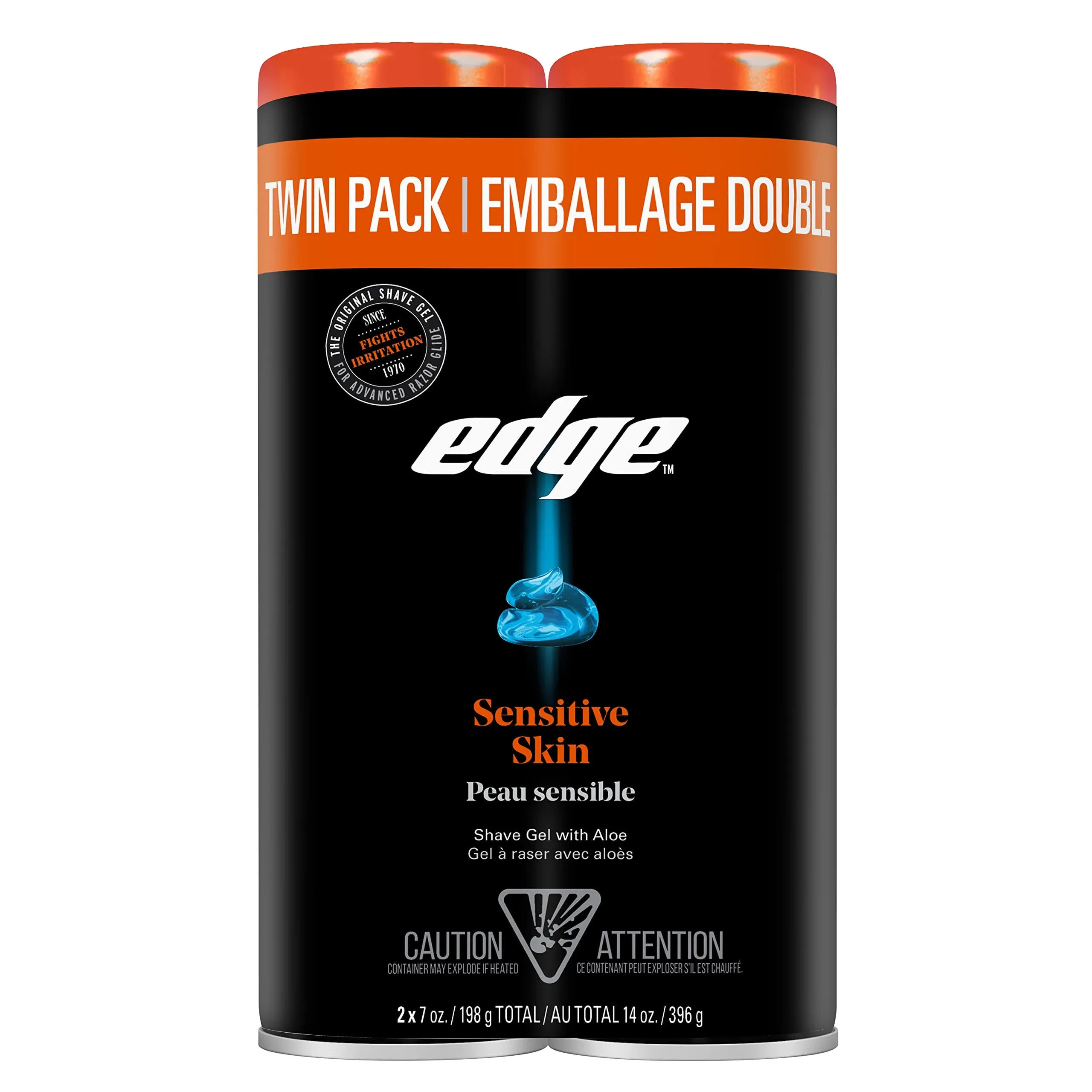 Edge Sensitive Skin Shave Gel Twin Pack 7-oz.