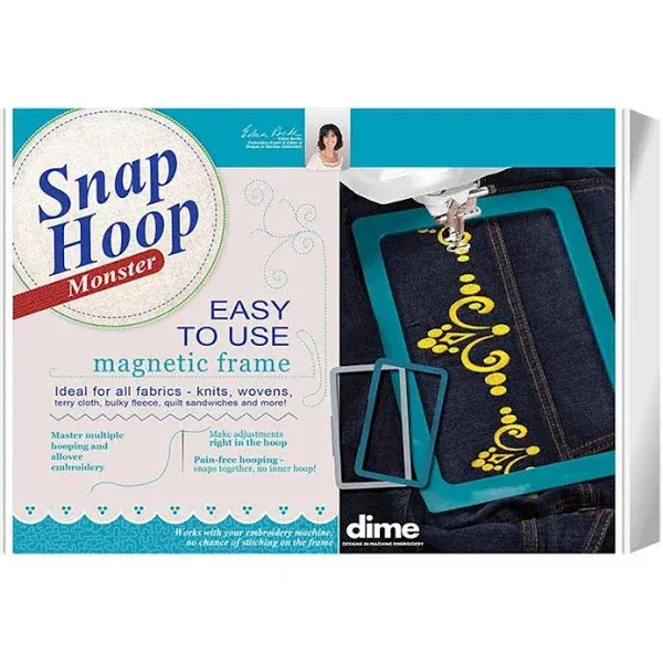 Monster Snap Hoop 8x8 for Brother & Baby Lock Home Embroidery Machines