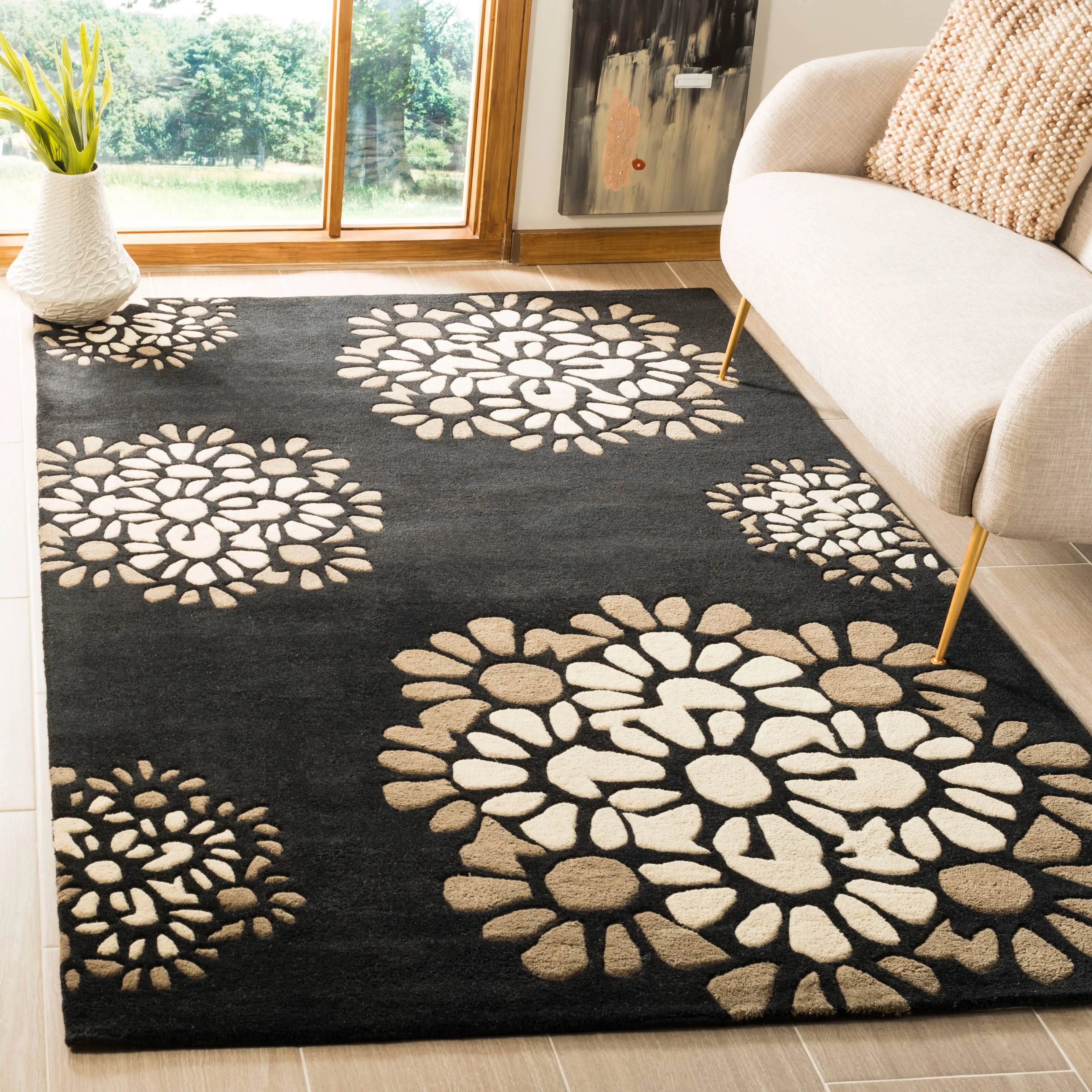 Safavieh Martha Stewart MSR4730A 2'6" x 4'3" Silhouette Area Rug