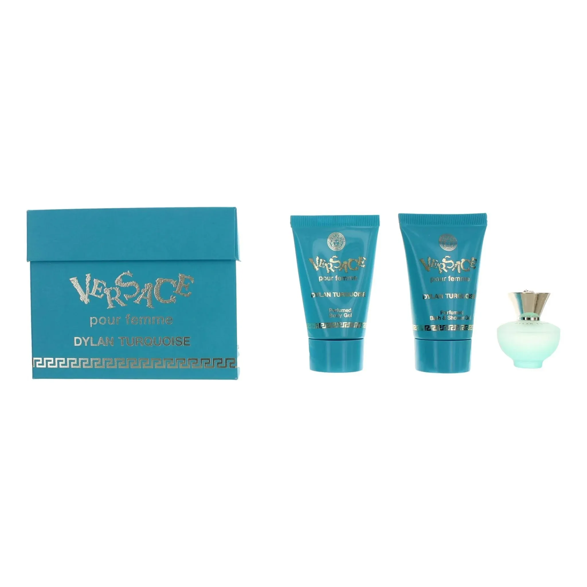 Versace Ladies Dylan Turquoise Gift Set