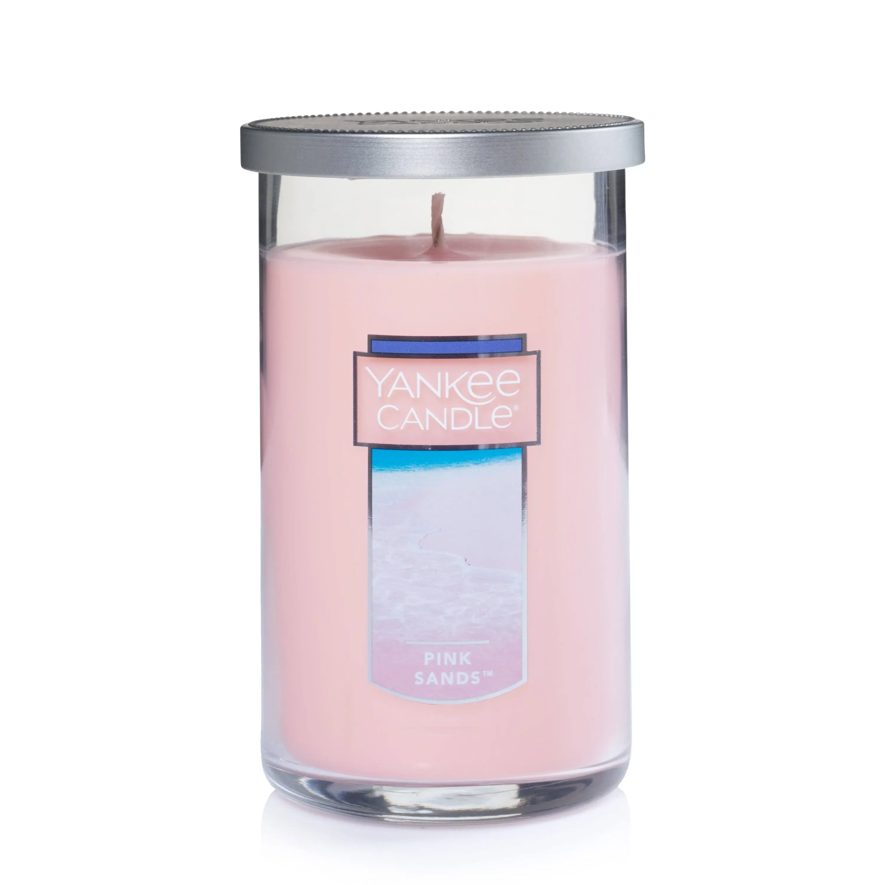 Yankee Candle Pink Sands Pillar Candle 12 oz