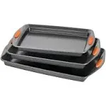 Rachael Ray Yum-o! 3-Piece Nonstick Cookie Pan Set