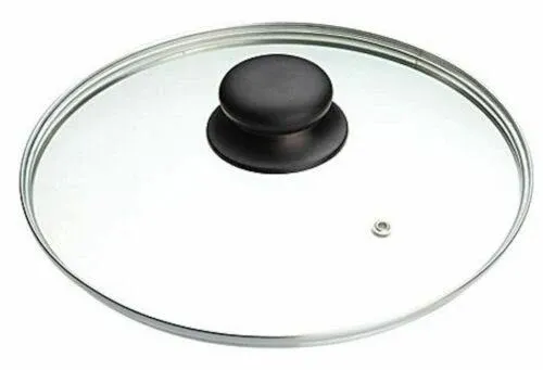 Eooch Tempered Glass Lid with Heat Resistant Handle