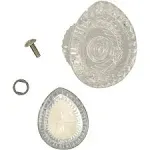 Moen 96782 Lavatory Replacement Knob Handle Kit Bathroom Sink Acrylic Clear New