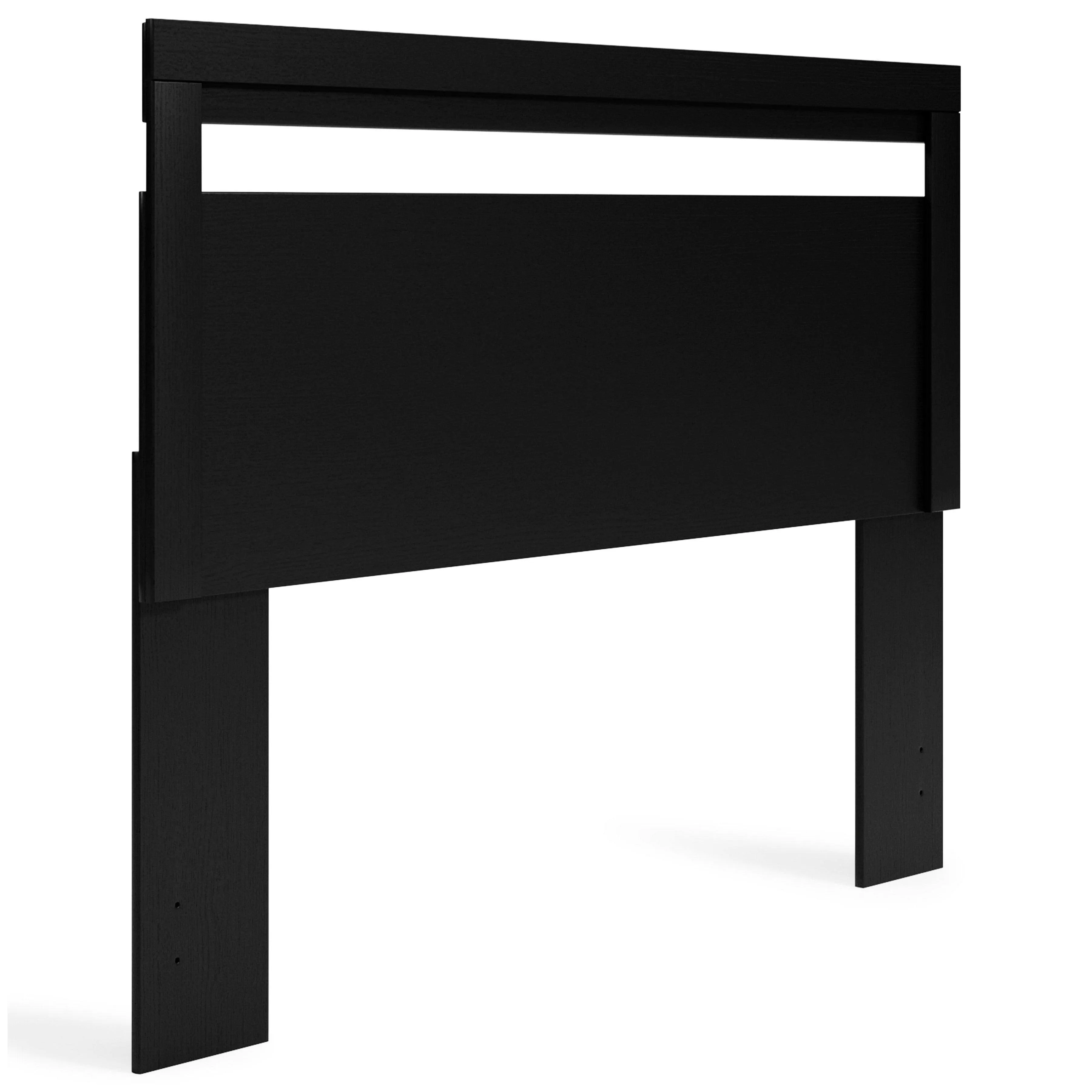 Ashley Finch Queen Panel Headboard - Black