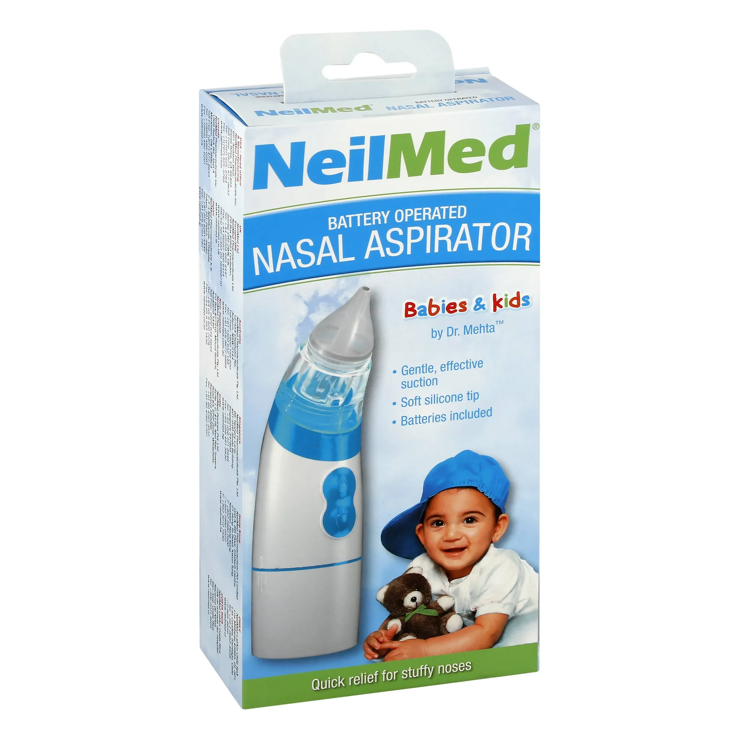 Neilmed Nasal Aspirator, Battery Operated, Babies & Kids