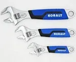 Kobalt 3-Piece Adjustable Wrench Set 55747