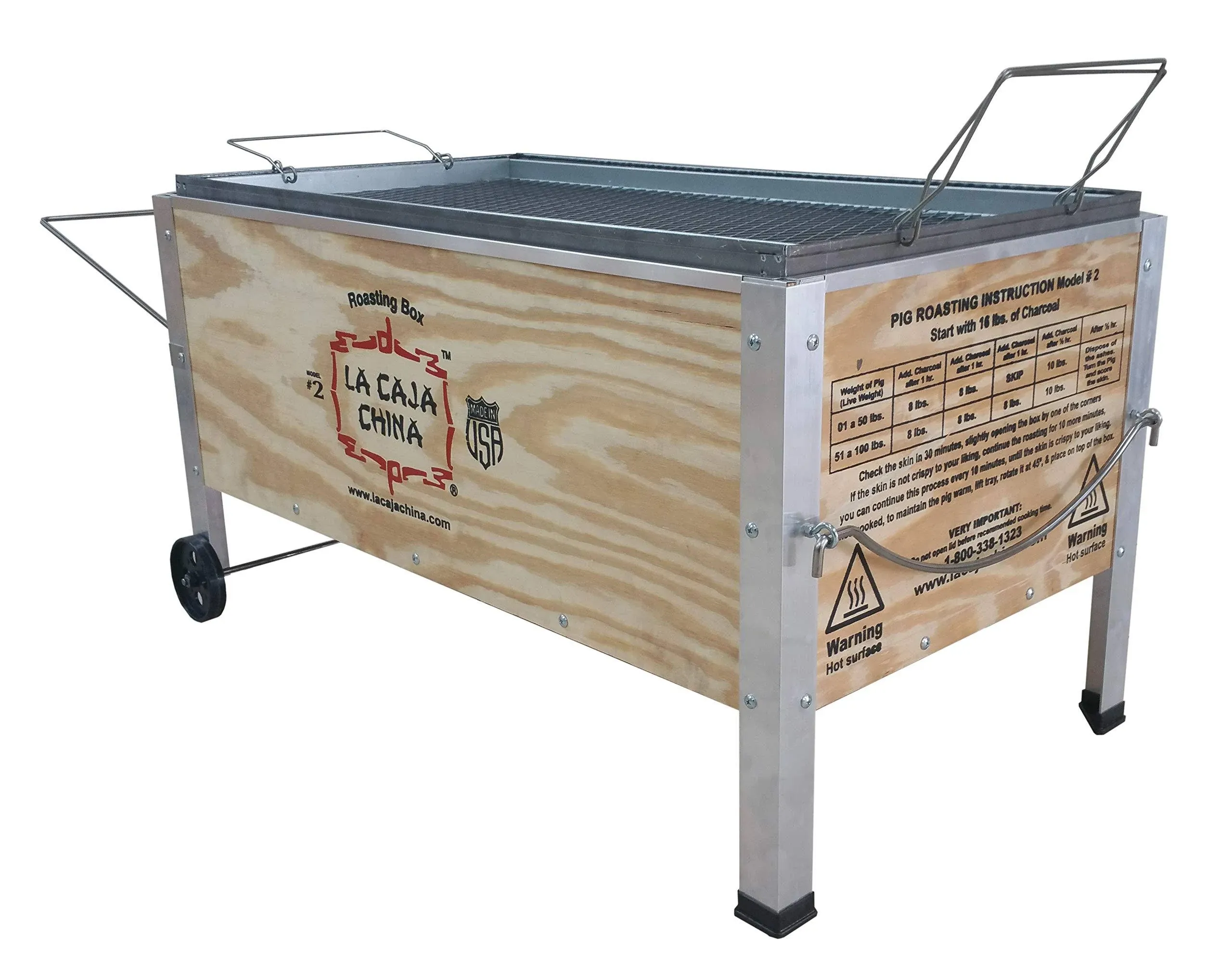 La Caja China Model #2-100 LB Pig Roaster, Original