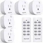 Syantek Remote Control Outlet Wireless Light Switch for Household Appliances,...