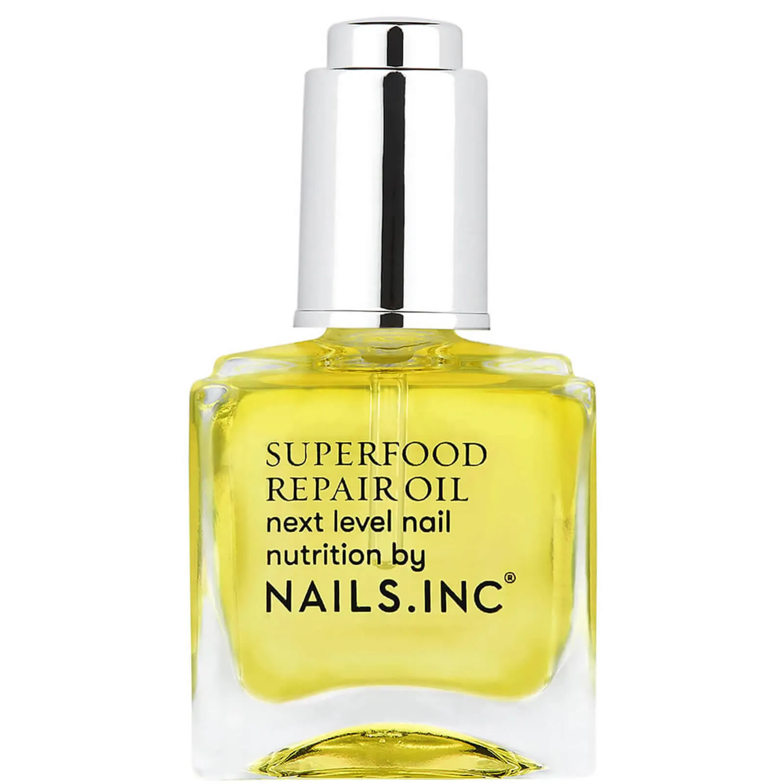 Nails.INC Superfood Repair Oil Treatment, A Blend of Nourishing Oils Hydrate and Promote Nail and Cuticle Health, Cruelty Free, Vegan