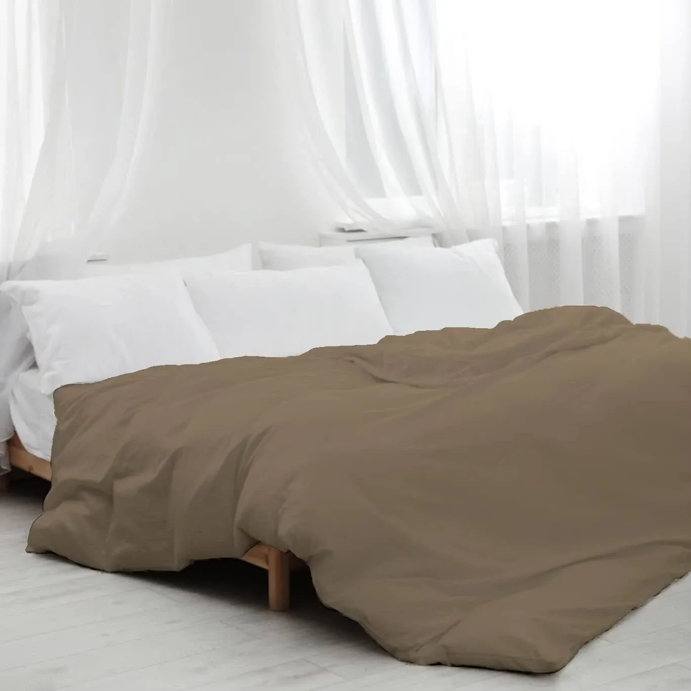 Sacred Thread Bamboo Duvet Cover - 1 Piece Set - Luxuriously Soft and Elegant ...