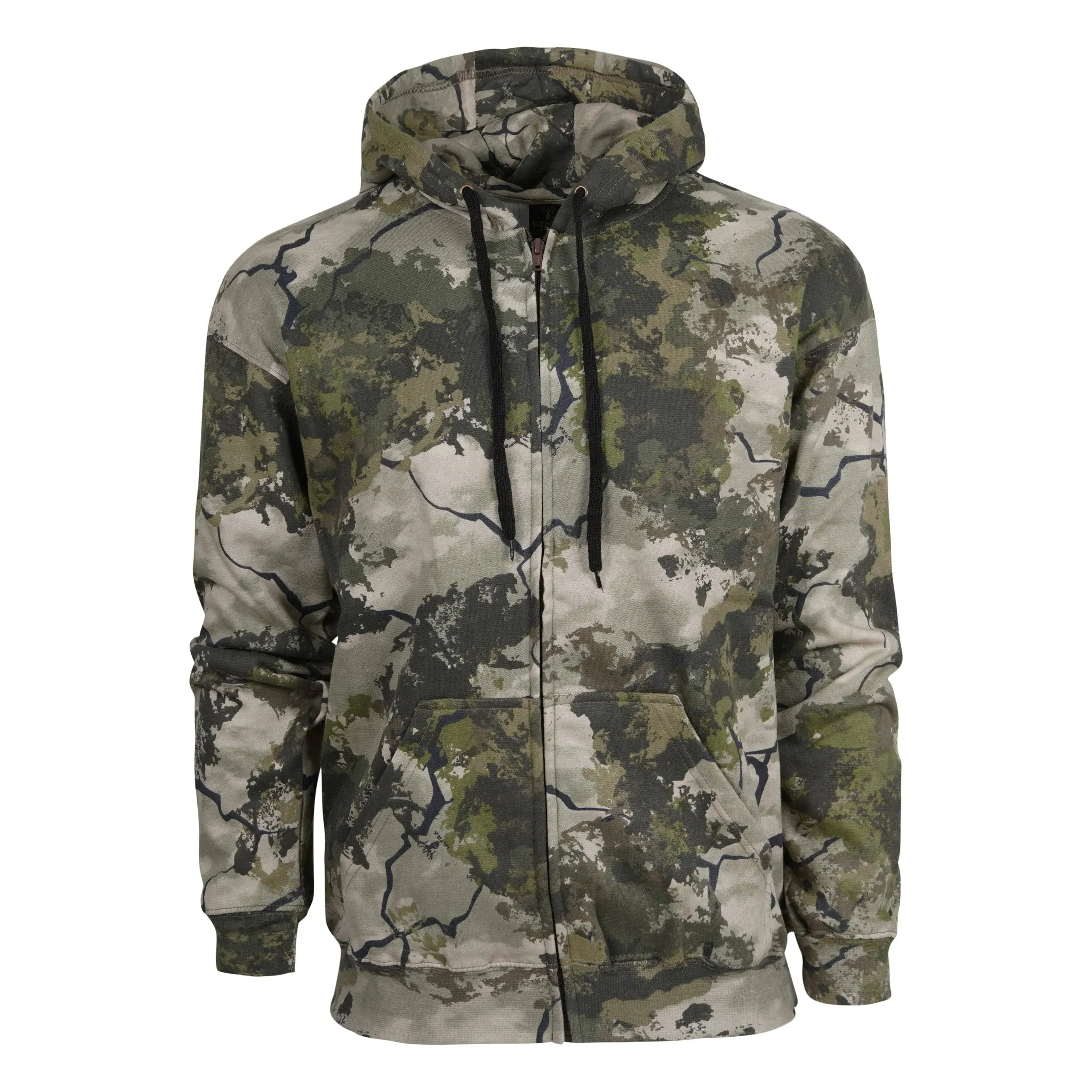 King's Camo Classic Full Zip Camo Hoodie