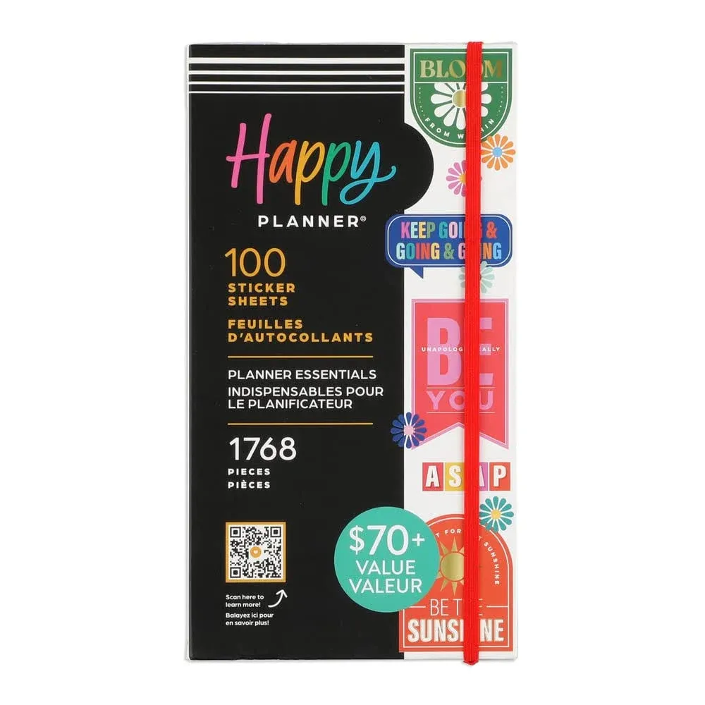 Happy Planner Sticker Value Pack Essentials