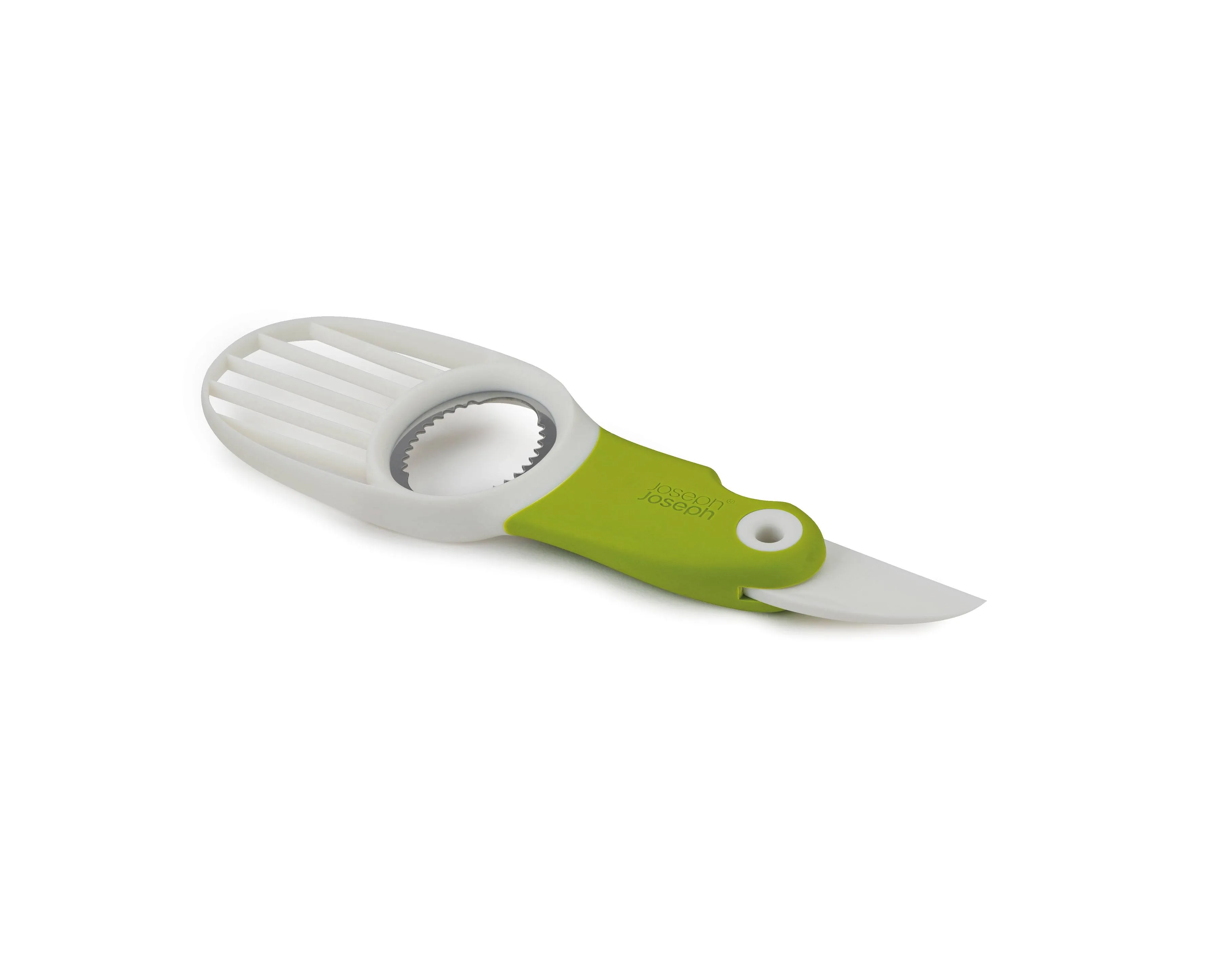 Joseph Joseph GoAvocado, 3-in-1 Avocado Tool with soft grip handle, Green, 12