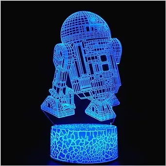 3D Optical Illusion Night Light, Visual Creative LED Desk Lamp Touch Control and Remote Control 16 Colors Dimmable Change USB Powered for Home Decorations or Holiday Gifts